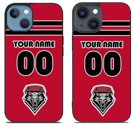 Custom Personalized New Mexico Lobos iPhone 15 | iPhone 15 Plus Case
