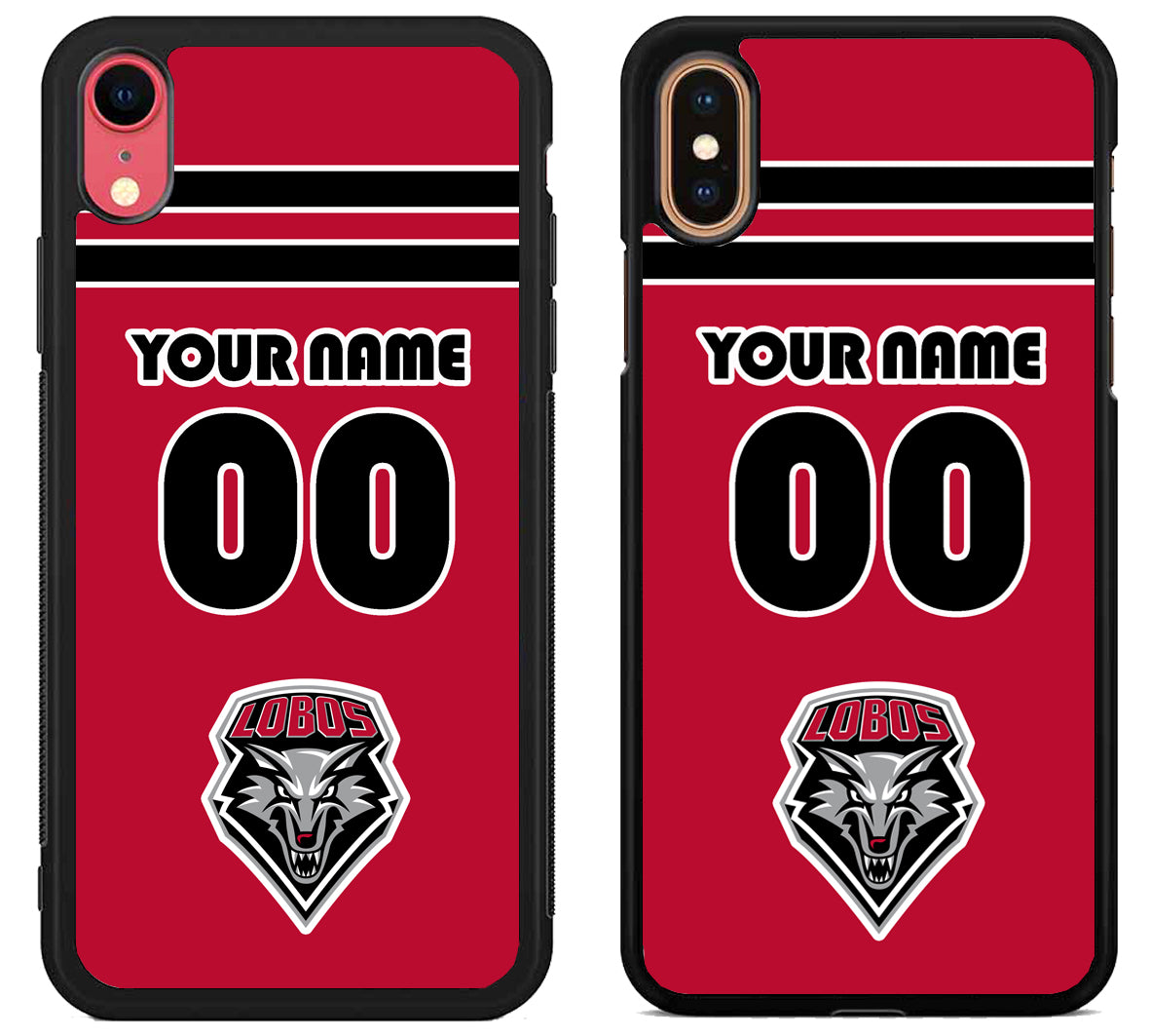 Custom Personalized New Mexico Lobos iPhone X | Xs | Xr | Xs Max Case