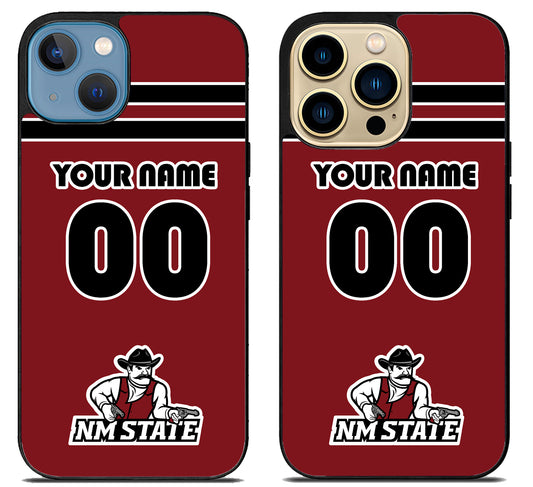 Custom Personalized New Mexico State Aggies iPhone 14 | 14 Plus | 14 Pro | 14 Pro Max Case