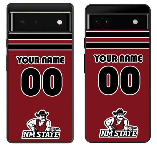Custom Personalized New Mexico State Aggies Google Pixel 6 | 6A | 6 Pro Case