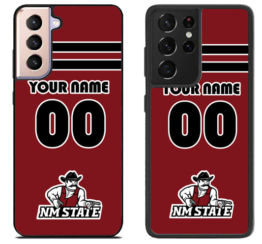 Custom Personalized New Mexico State Aggies Samsung Galaxy S21 | S21 FE | S21+ | S21 Ultra Case