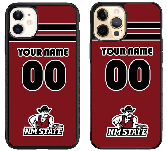 Custom Personalized New Mexico State Aggies iPhone 12 | 12 Mini | 12 Pro | 12 Pro Max Case
