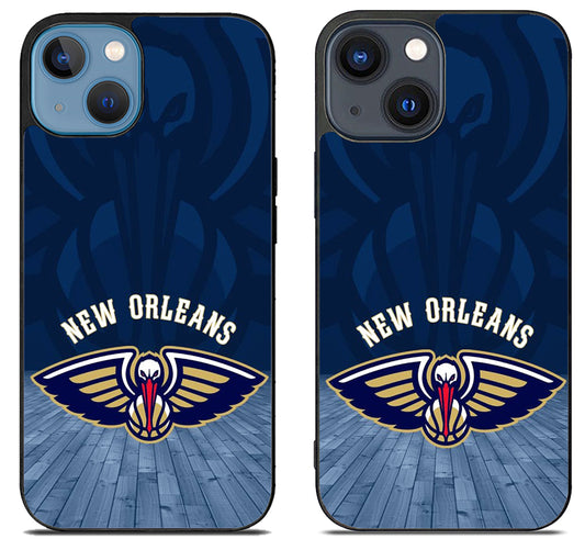 New Orleans Pelicans Background iPhone 15 | iPhone 15 Plus Case