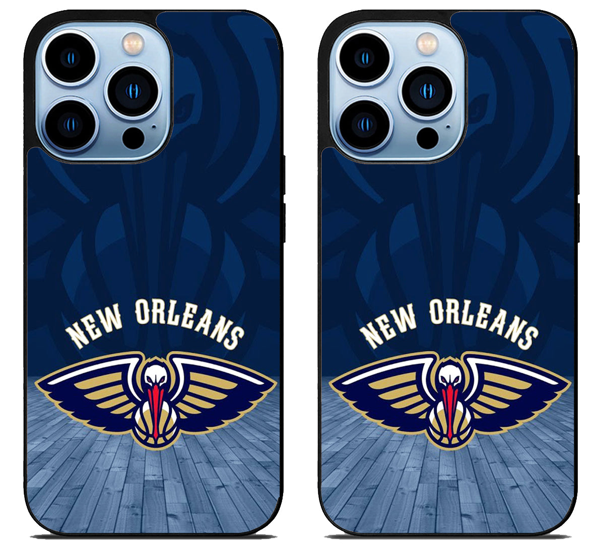 New Orleans Pelicans Background iPhone 15 Pro | iPhone 15 Pro Max Case