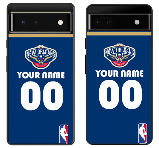 Custom Personalized New Orleans Pelicans NBA Google Pixel 6 | 6A | 6 Pro Case