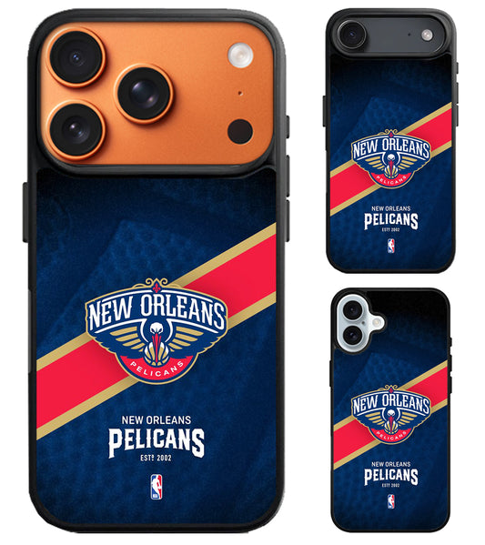 New Orleans Pelicans iPhone Air | iPhone 17 | 17 Pro | 17 Pro Max Case