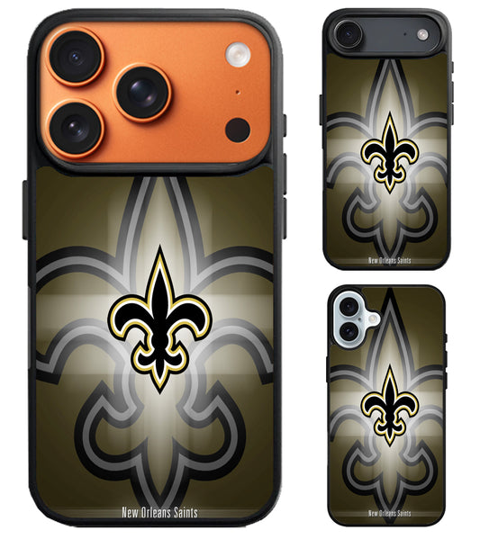 New Orleans Saints Background iPhone Air | iPhone 17 | 17 Pro | 17 Pro Max Case