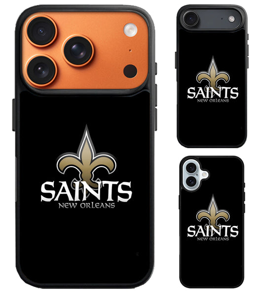 New Orleans Saints Black iPhone Air | iPhone 17 | 17 Pro | 17 Pro Max Case