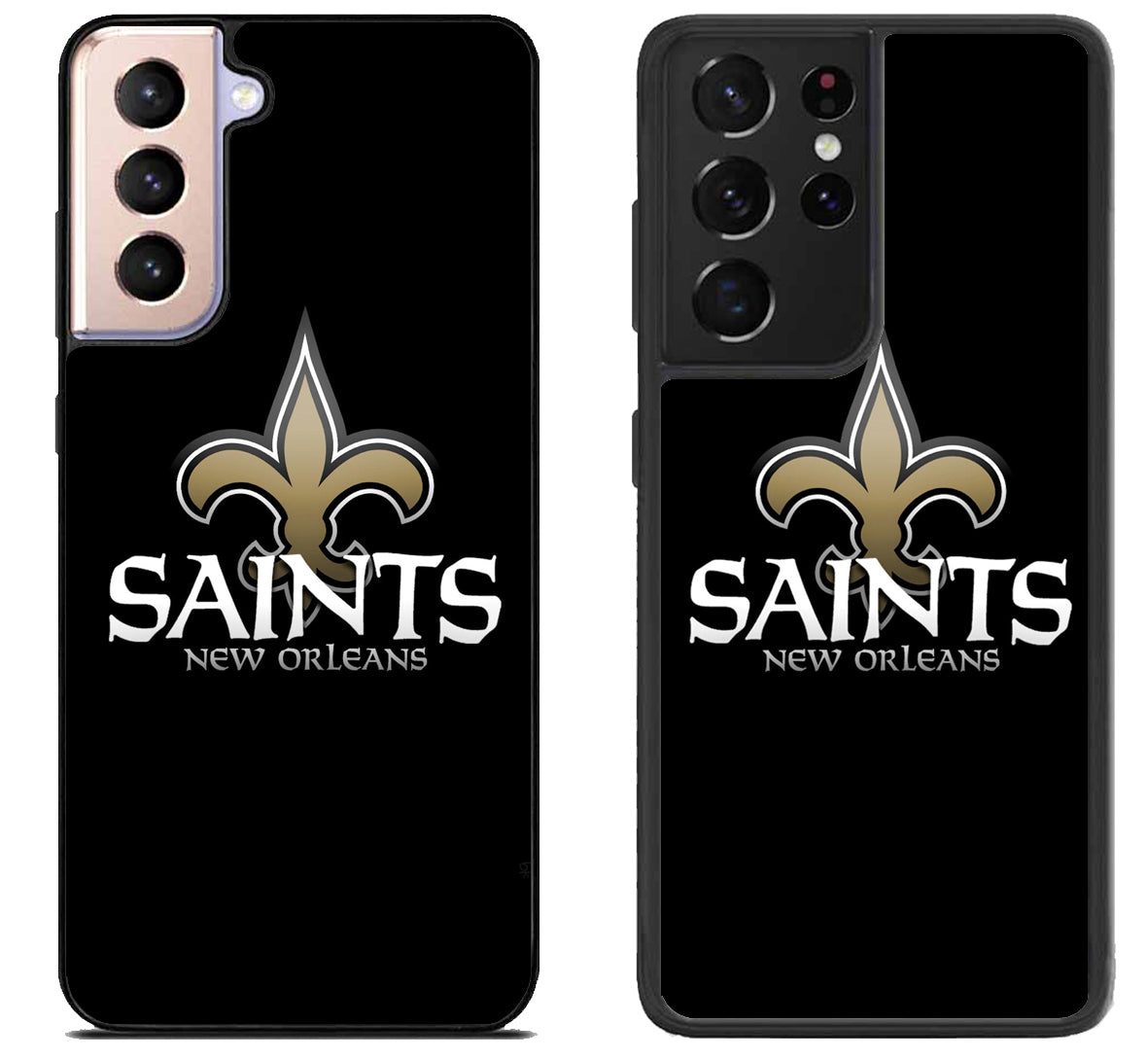 New Orleans Saints Black Samsung Galaxy S21 | S21 FE | S21+ | S21 Ultra Case