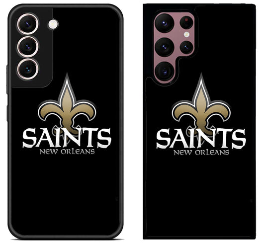New Orleans Saints Black Samsung Galaxy S22 | S22+ | S22 Ultra Case