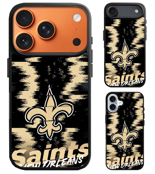 New Orleans Saints Colorfull iPhone Air | iPhone 17 | 17 Pro | 17 Pro Max Case