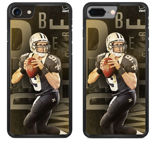 New Orleans Saints Drew Brees Wallpaper iPhone 8 | 8 Plus Case