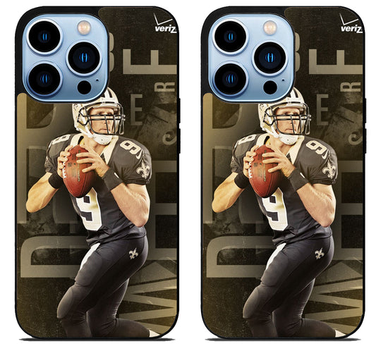 New Orleans Saints Drew Brees Wallpaper iPhone 15 Pro | iPhone 15 Pro Max Case