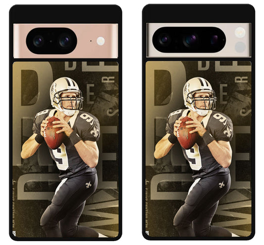 New Orleans Saints Drew Brees Wallpaper Google Pixel 8 | 8 Pro Case
