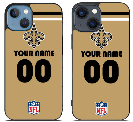 Custom Personalized New Orleans Saints NFL iPhone 15 | iPhone 15 Plus Case