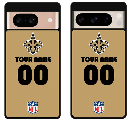 Custom Personalized New Orleans Saints NFL Google Pixel 8 | 8 Pro Case