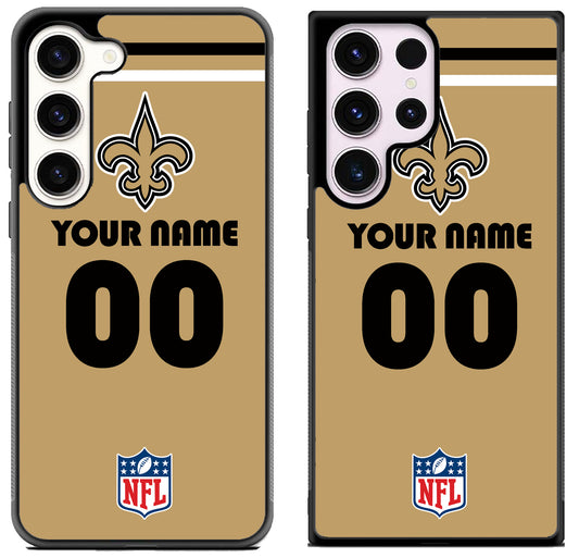 Custom Personalized New Orleans Saints NFL Samsung Galaxy S23 | S23+ | S23 Ultra Case