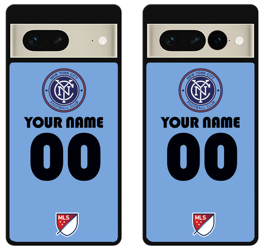 Custom Personalized New York City FC MLS Google Pixel 7 | 7 Pro Case