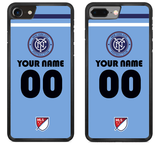 Custom Personalized New York City FC MLS iPhone 8 | 8 Plus Case