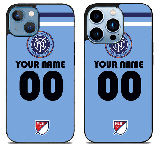 Custom Personalized New York City FC MLS iPhone 13 | 13 Mini | 13 Pro | 13 Pro Max Case