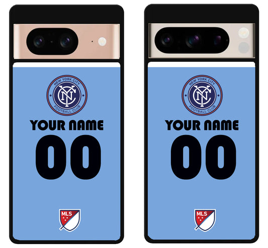 Custom Personalized New York City FC MLS Google Pixel 8 | 8 Pro Case