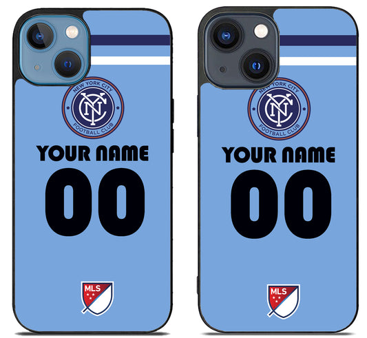 Custom Personalized New York City FC MLS iPhone 15 | iPhone 15 Plus Case