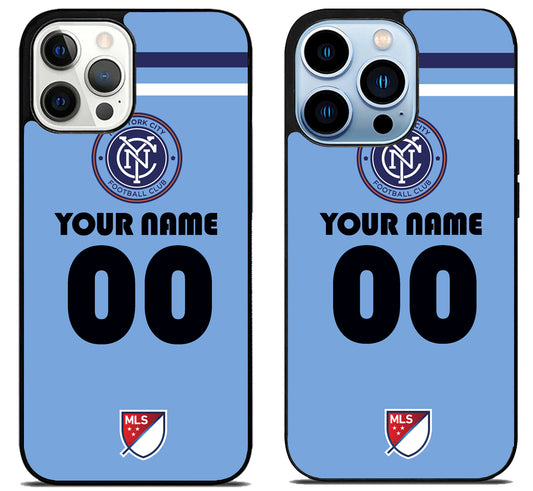 Custom Personalized New York City FC MLS iPhone 15 Pro | iPhone 15 Pro Max Case