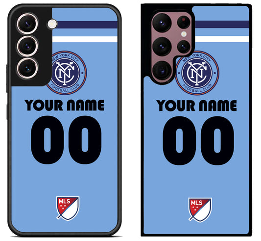 Custom Personalized New York City FC MLS Samsung Galaxy S22 | S22+ | S22 Ultra Case