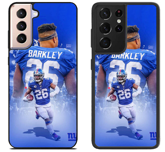 New York Giants Saquon Barkley Background Samsung Galaxy S21 | S21 FE | S21+ | S21 Ultra Case