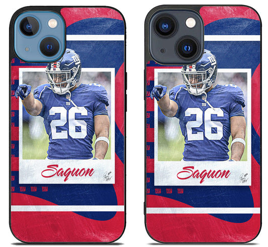 NY Giants Saquon Barkley iPhone 15 | iPhone 15 Plus Case