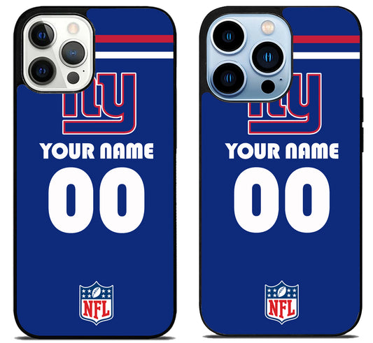 Custom Personalized New York Giants NFL iPhone 15 Pro | iPhone 15 Pro Max Case