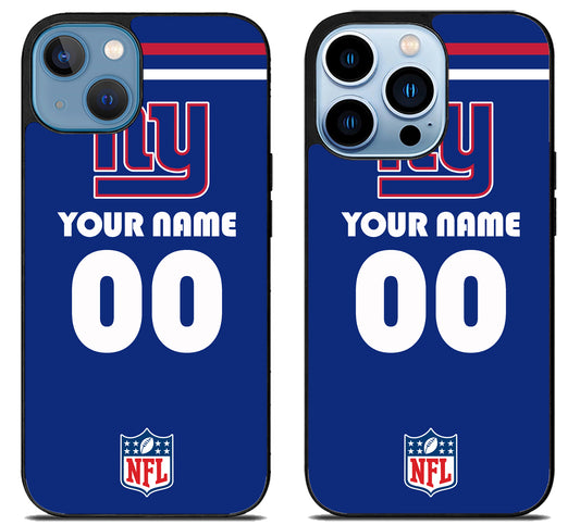 Custom Personalized New York Giants NFL iPhone 13 | 13 Mini | 13 Pro | 13 Pro Max Case
