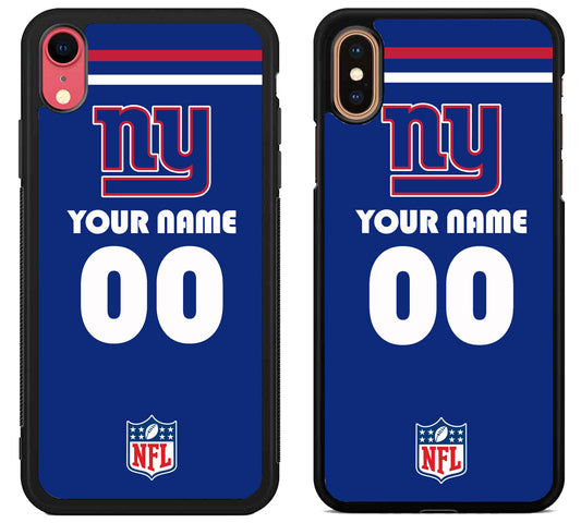 Custom Personalized New York Giants NFL iPhone X | Xs | Xr | Xs Max Case
