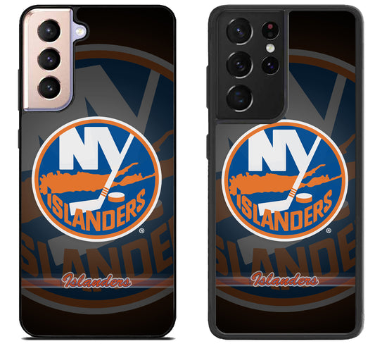 New York Islanders Background Samsung Galaxy S21 | S21 FE | S21+ | S21 Ultra Case
