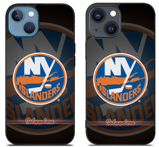 New York Islanders Background iPhone 15 | iPhone 15 Plus Case