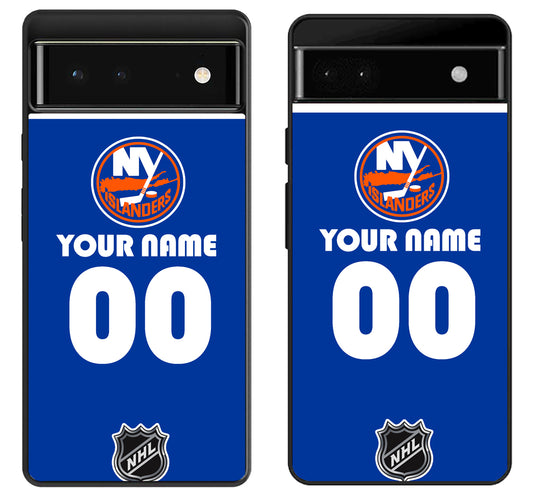 Custom Personalized New York Islanders NHL Google Pixel 6 | 6A | 6 Pro Case