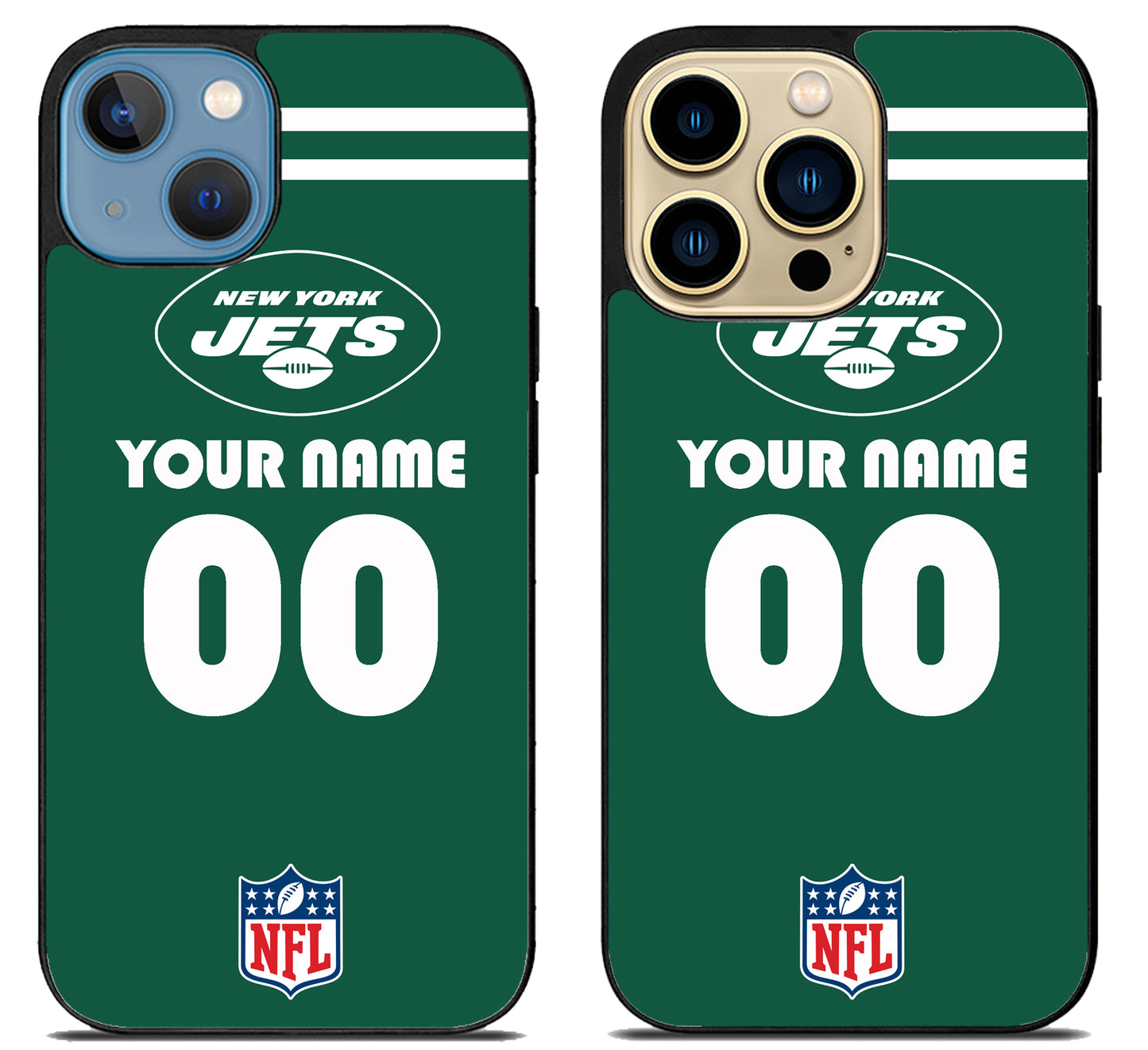 Custom Personalized New York Jets NFL iPhone 14 | 14 Plus | 14 Pro | 14 Pro Max Case