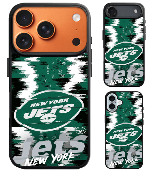 New York Jets Colorfull iPhone Air | iPhone 17 | 17 Pro | 17 Pro Max Case