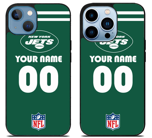 Custom Personalized New York Jets NFL iPhone 13 | 13 Mini | 13 Pro | 13 Pro Max Case