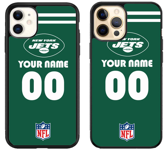 Custom Personalized New York Jets NFL iPhone 12 | 12 Mini | 12 Pro | 12 Pro Max Case