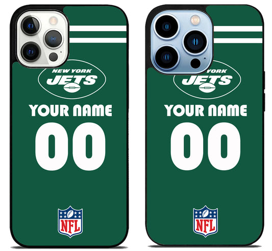Custom Personalized New York Jets NFL iPhone 15 Pro | iPhone 15 Pro Max Case