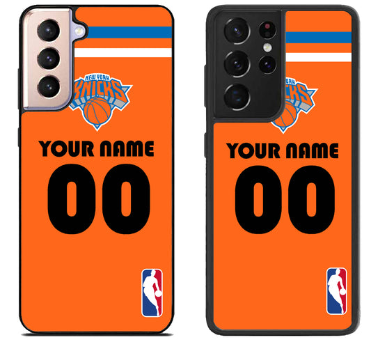 Custom Personalized New York Knicks NBA Samsung Galaxy S21 | S21 FE | S21+ | S21 Ultra Case