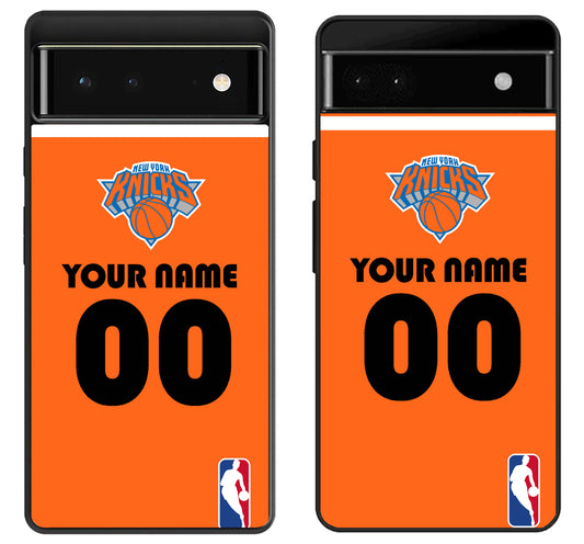 Custom Personalized New York Knicks NBA Google Pixel 6 | 6A | 6 Pro Case