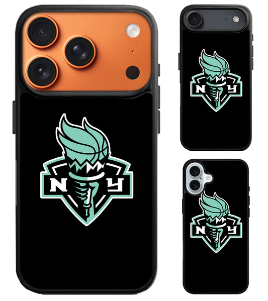 New York Liberty Black iPhone Air | iPhone 17 | 17 Pro | 17 Pro Max Case