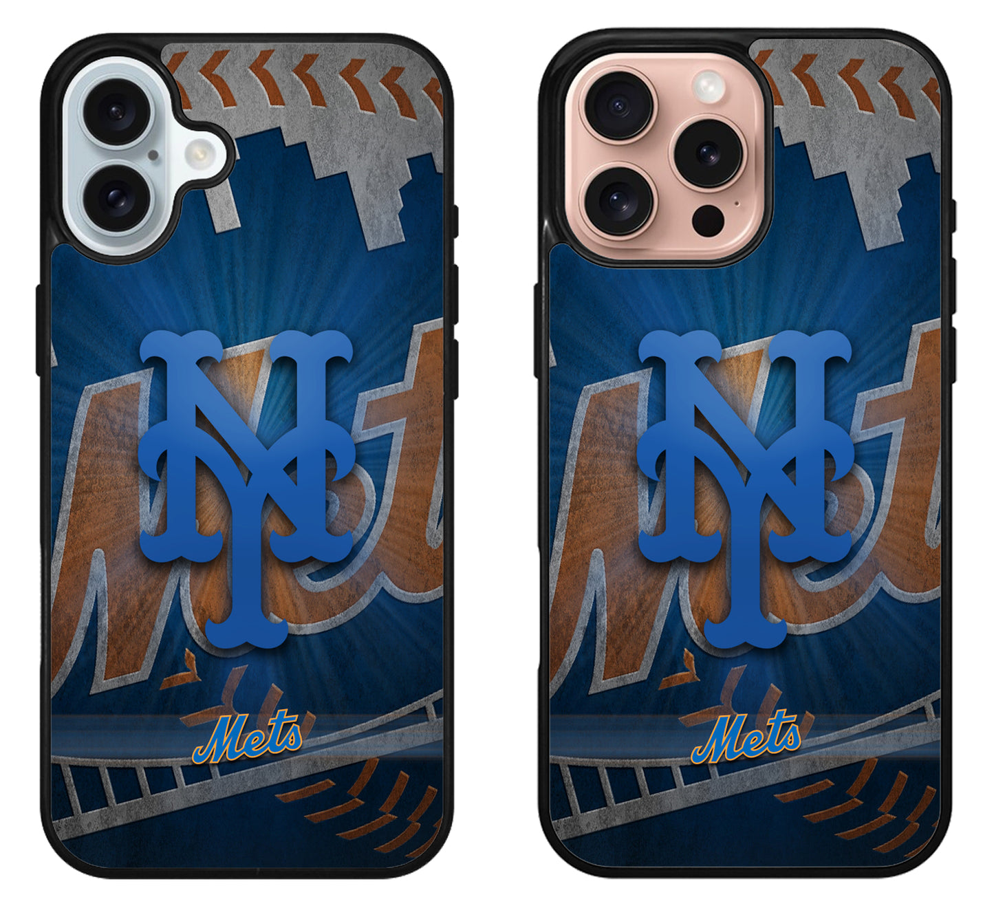 New York Mets Background iPhone 16 | 16 Plus | 16 Pro | 16 Pro Max Case