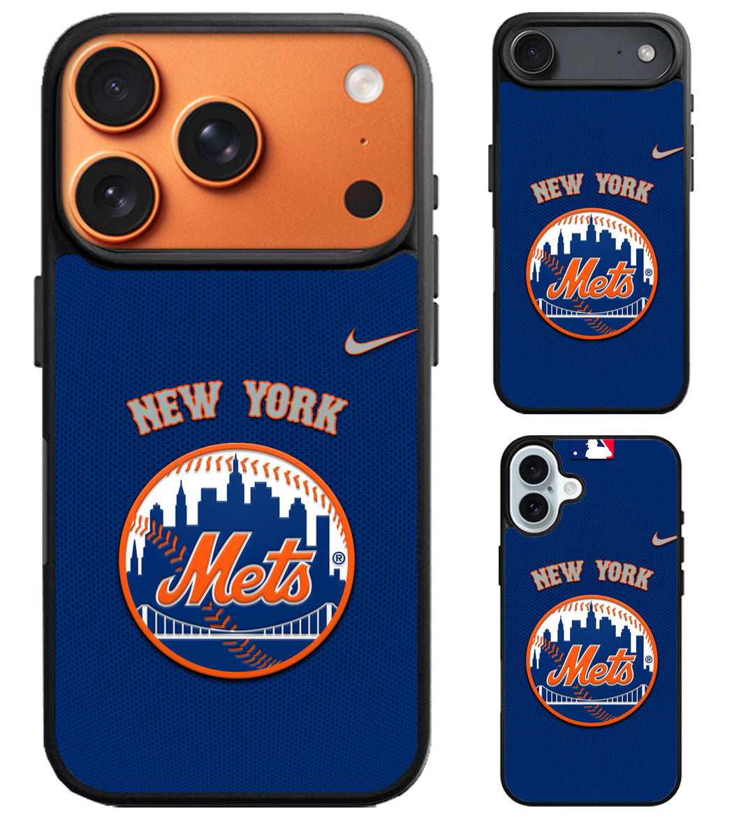 New York Mets Style iPhone Air | iPhone 17 | 17 Pro | 17 Pro Max Case