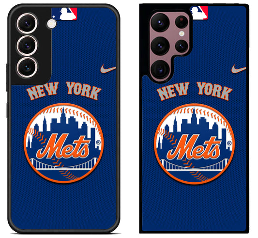 New York Mets Style Samsung Galaxy S22 | S22+ | S22 Ultra Case