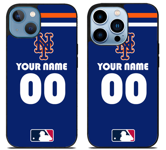 Custom Personalized New York Mets MLB iPhone 13 | 13 Mini | 13 Pro | 13 Pro Max Case