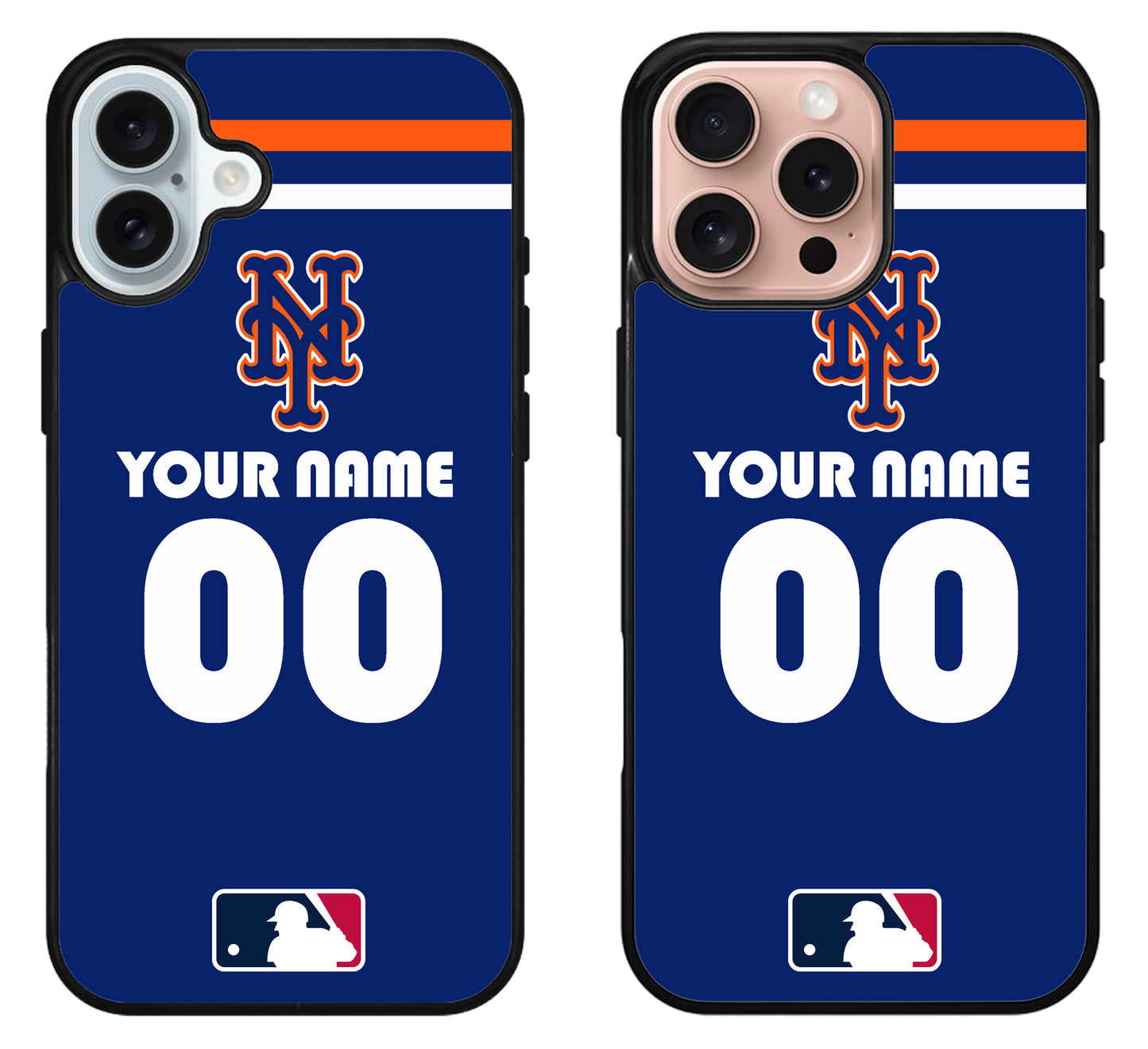 Custom Personalized New York Mets iPhone 16 | 16 Plus | 16 Pro | 16 Pro Max Case