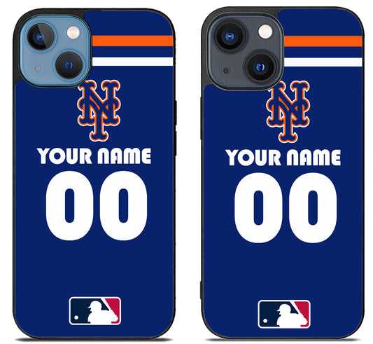 Custom Personalized New York Mets MLB iPhone 15 | iPhone 15 Plus Case